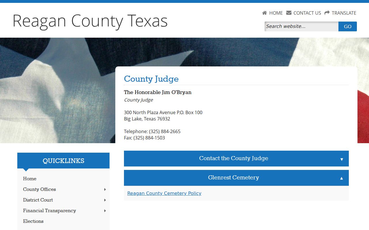 Reagan County bench warrant court route through the constitutional County Court