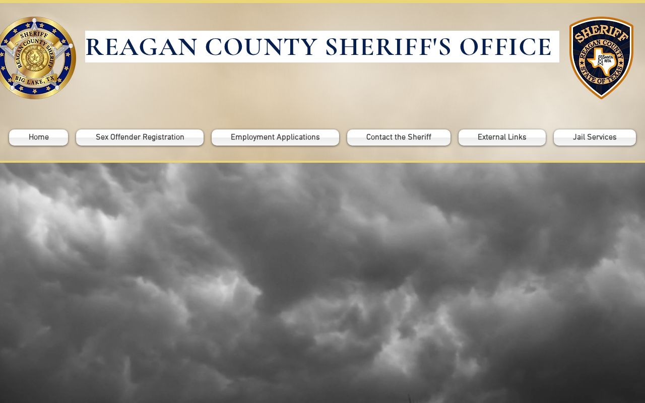 Reagan County Most Wanted page with no public roster at inspection