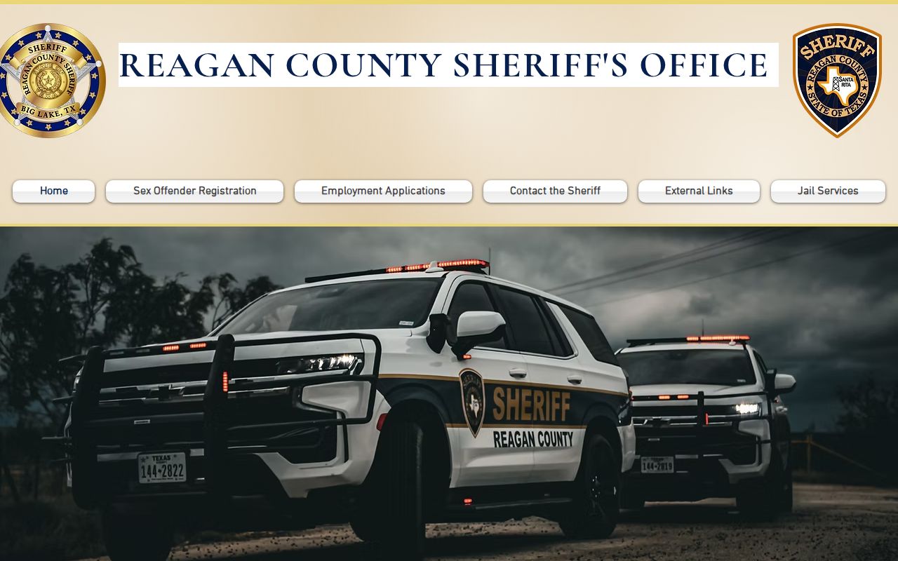Reagan County warrant records and sheriff services at the Law Enforcement Center